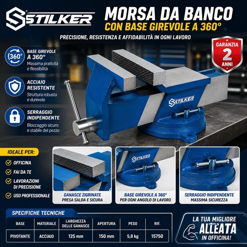Morsa banco acciaio base - banco,